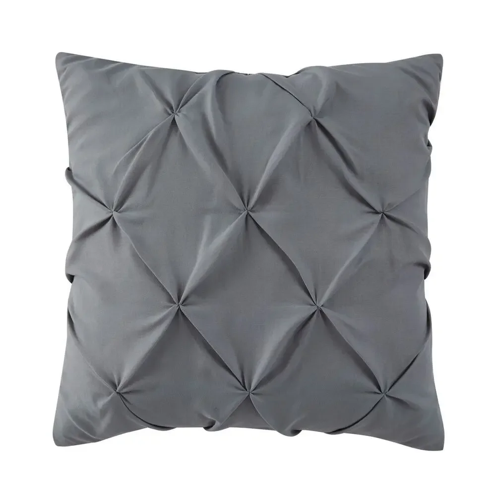 Style 212 Julienne 7 Piece King Comforter Set NEW Gray